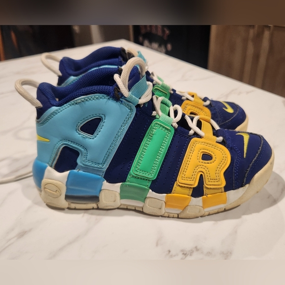 Nike Other - Nike Air More Uptempo PS Kaleidoscope Shoes Size 3Y